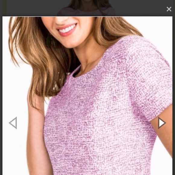 Southern Tide Paislee Radiant Orchid Textured Shift Dress – Size 10 - Picture 4 of 9